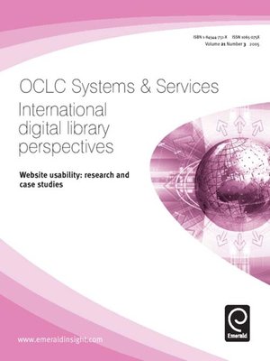 cover image of OCLC Systems & Services: International Digital Library Perspectives, Volume 21, Issue 3